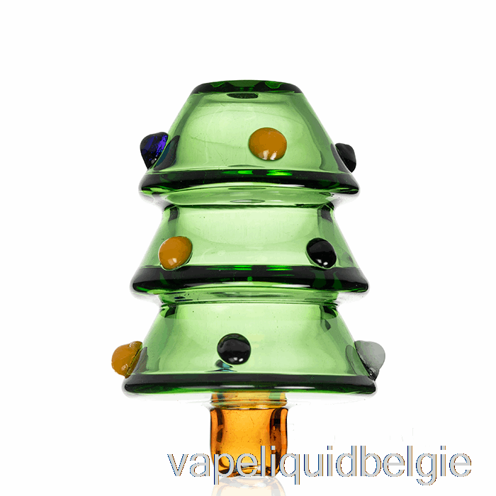 Vape België Hennep Kerstboom Glazen Carb Cap Groen